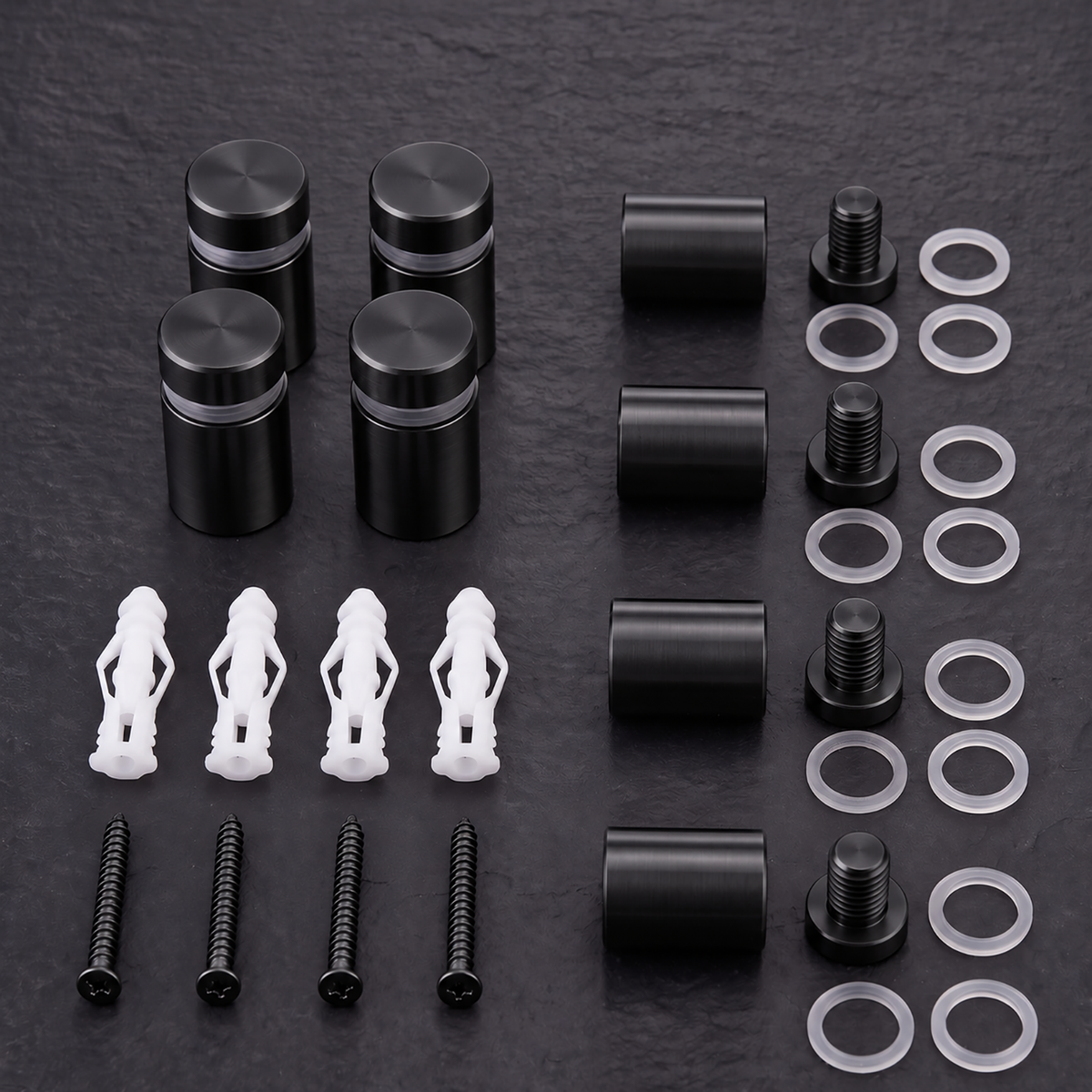 Black Standoff Fixing Kit