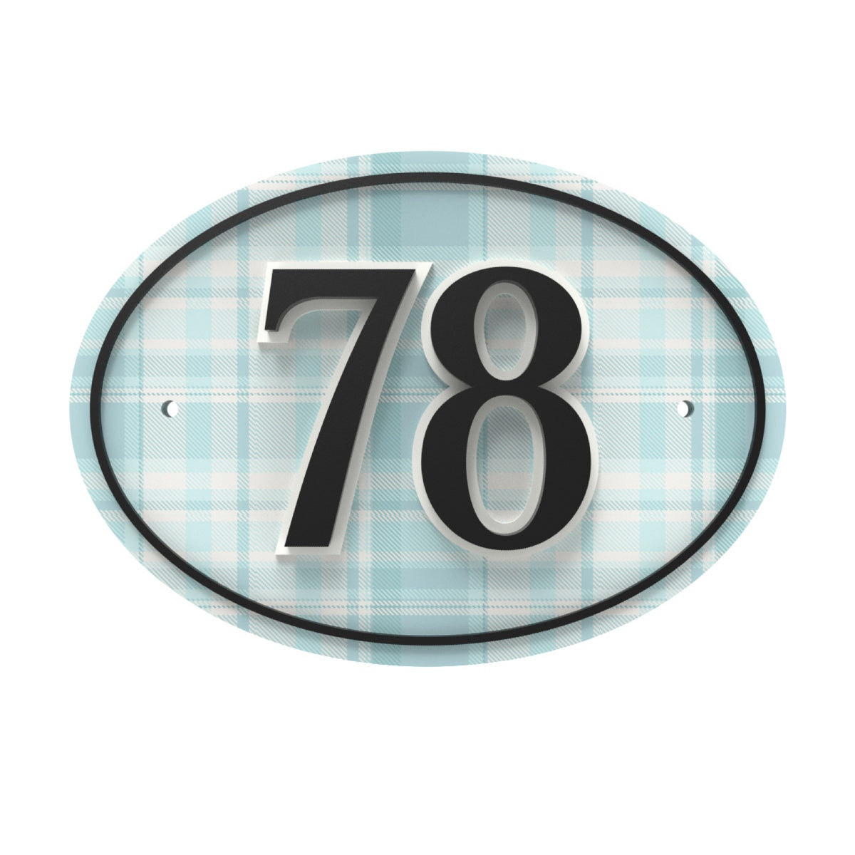Aqua Plaid